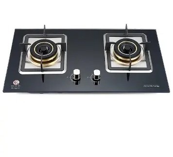 RFL Built In Ceramic LPG Hob Rock 2 Burner