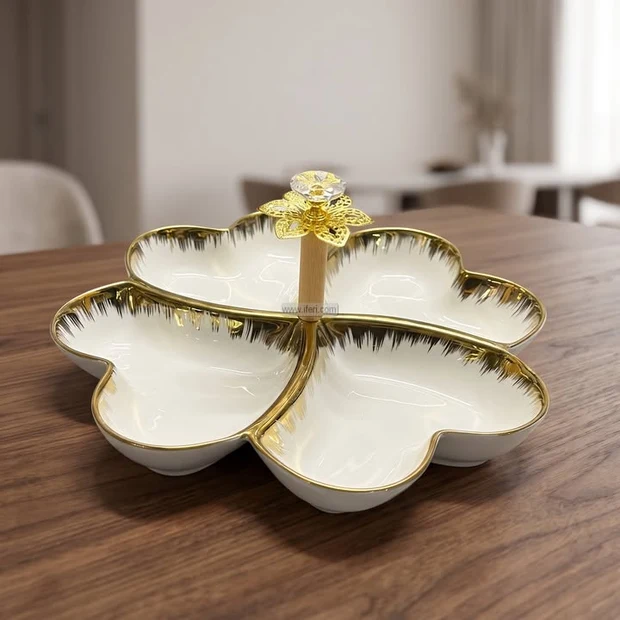Ceramic Appetizer, Condiment, Dry Fruit Serving Dish HR2564