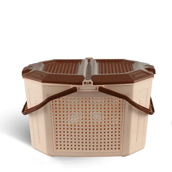 Family Basket Cream & Brown